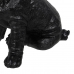 Dekoratívne postava Čierna Zlatá pes 15,5 x 18,4 x 25,5 cm