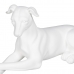 Decorative Figure White Dog 18 x 12,5 x 37 cm