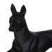Decoratieve figuren Zwart Hond 37,5 x 13,5 x 22 cm