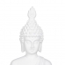 Dekorativ figur Hvid Buddha 24 x 14,2 x 41 cm