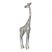 Figura Decorativa Cinzento Dourado Girafa 27 x 12 x 100 cm