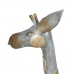 Figura Decorativa Cinzento Dourado Girafa 27 x 12 x 100 cm