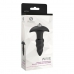 Plug Anal S Pleasures Wave Preto Preto/Prateado