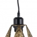 Loftslampe Gylden Sølvfarvet Jern 220-240 V 24 x 24 x 31,5 cm