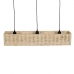 Suspension Noir Naturel Fer 220-240 V 88 x 17,5 x 65 cm