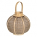 Laantarn Lyseholder Laantarn Beige Jute 26 x 26 x 23,5 cm