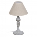 Bordslampa Beige Grå 60 W 220-240 V 20 x 20 x 34 cm