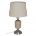 Bordlampe Beige Sølvfarvet Metal Krystal 10 W 220 V 31,5 x 31,5 x 54 cm