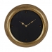 Ceas de Perete Negru Auriu* PVC Geam Fier Lemn MDF 46 x 6 x 46 cm