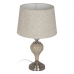 Bordlampe Beige Sølvfarvet Metal Krystal 10 W 220 V 30 x 30 x 48 cm