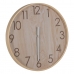 Horloge Murale Naturel Bois 60 x 60 x 5,5 cm