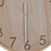 Horloge Murale Naturel Bois 60 x 60 x 5,5 cm