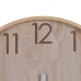 Wall Clock Natural Wood 60 x 60 x 5,5 cm