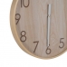 Horloge Murale Naturel Bois 60 x 60 x 5,5 cm