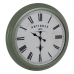 Reloj de Pared Verde Hierro 70 x 70 x 6,5 cm