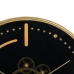 Nástenné hodiny Čierna Zlatá Železo 46 x 7 x 46 cm