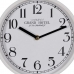 Ρολόι Τοίχου Λευκό Ξύλο Κρυστάλλινο 22 x 22 x 4,5 cm