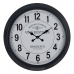 Nástenné hodiny Biela Čierna Železo 70 x 70 x 6,5 cm