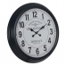 Horloge Murale Blanc Noir Fer 70 x 70 x 6,5 cm