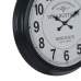 Ρολόι Τοίχου Λευκό Μαύρο Σίδερο 70 x 70 x 6,5 cm