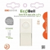 Push button for doorbell SCS SENTINEL Ecobell CAC0050 Bežični