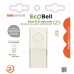 Push button for doorbell SCS SENTINEL Ecobell CAC0050 Bezvadu