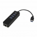 USB Centrmezgls Ewent AAOAUS0127 3 x USB 3.1 RJ45 Plug and Play