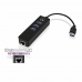 USB Centrmezgls Ewent AAOAUS0127 3 x USB 3.1 RJ45 Plug and Play