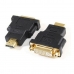 Адаптер HDMI—DVI GEMBIRD A-HDMI-DVI-3 Чёрный