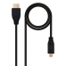 Cabo Micro HDMI NANOCABLE 10.15.3502 1,8 m Preto