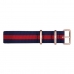 Horloge-armband Paul Hewitt PH-SA-R-St-B-NR-20S Blauw Rood