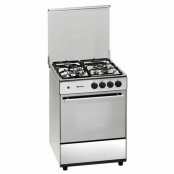 Conjunto de Horno y Vitrocerámica Meireles 220211 55 L 60 cm Acero  inoxidable