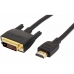 DVI-D - HDMI Adapteri Amazon Basics Musta (Kunnostetut Tuotteet A+)