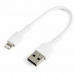 Cablu USB la Lightning Startech RUSBLTMM15CMW Alb USB A