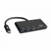 Hub USB V7 V7UC3U-HUB-BLK-1N Negru