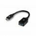 Кабел USB A към USB C V7 V7U3C-BLK-1E Черен