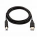 Cabo USB A para USB B V7 V7USB2AB-02M-1E Preto 2 m