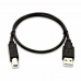 USB A - USB B Kábel V7 V7USB2AB-50C-1E      Fekete