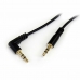 Audio ligzdas Kabelis (3.5mm) Startech MU6MMSRA             Melns 1.8 m