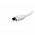 Adaptador Mini DisplayPort para VGA/DVI/HDMI Startech MDP2VGDVHDW Branco Preto