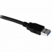 USB-kabel Startech USB3SEXT5DKB         Svart