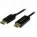 Kabel DisplayPort a HDMI Startech DP2HDMM2MB           (2 m) Černý