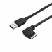 Kabel USB naar Micro-USB Startech USB3AU2MRS           Zwart