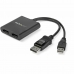 Elosztó Egység (Splitter) DisplayPort Startech MSTDP122DP Fekete 4K Ultra HD