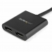 Elosztó Egység (Splitter) DisplayPort Startech MSTDP122DP Fekete 4K Ultra HD