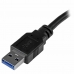 Cabo Micro USB Startech USB312SAT3CB         Preto