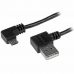 Cabo USB para Micro USB Startech USB2AUB2RA1M         Preto