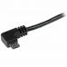 Cabo USB para Micro USB Startech USB2AUB2RA1M         Preto