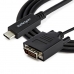 Adapter USB C v DVI Startech CDP2DVIMM2MB Črna