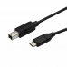 Kabel USB Startech USB2CB3M             Czarny